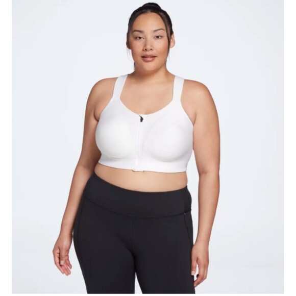 CALIA by Carrie Underwood Other - Women's Calia Go All Out High Support Zip Front Sports Bra White